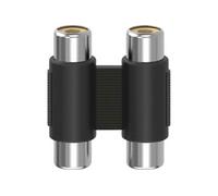 00205181 Cinch-RCA Adaptateur [1x Cinch-RCA femelle - 1x Cinch-RCA femelle] noir