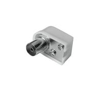 Fiche coaxiale antenne femelle, angle coaxial, vissable