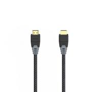 HAMA Câble High Speed HDMI™, 8K, Ethernet, tissu, doré, 1,5 m