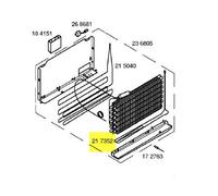 RESISTANCE DE DEGIVRAGE BAC 60 W 230 V pour REFRIGERATEUR SIEMENS - 00217352
