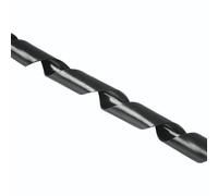 Hama Tube guide-câbles en polyéthylène flexible noir Ø 30 mm x 2500 mm 1 pièce