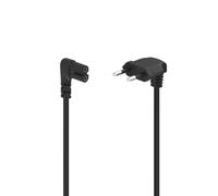 [00221101] Hama Cordon alimentation coudé des 2 côtés, fiche euro, forme en 8...