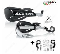 0022397.315 Paire Déflecteurs Complet Acier Enduro X-Usine Noir Blanc