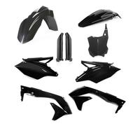 0022988.090 KIT COMPLET EN PLASTIQUE CARENE POUR KAWASAKI KXF 450 2018 NOIR