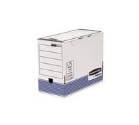 Fellowes Boîte D'archives R-Kive Prima, Blanc/Bleu, (L)150