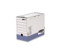 Bankers Box by Fellowes Boîte d'archives R-Kive Prima Blanc/Bleu (L)150