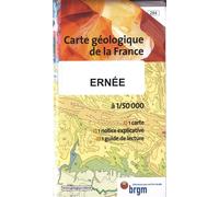 00284 ernee - carte géologique de la France - Collectif - B.r.g.m. Eds - Atlas / carte