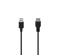Hama 00300073 câble USB USB 2.0 3 m USB A Noir