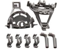 00428344 Kit de pinces à dents pour panier inférieur de lave-vaisselle - Pièce de rechange compatible avec lave-vaisselle Bosch, Thermador, Kenmore - Remplace 00428344, 428344, 00418499, 418499,