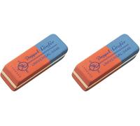 00440 Doppel- Universal 0440 Gomme En Caoutchouc Naturel, Le Classique En Rouge Et Bleu, Surface Biseautée (Lot De 2)[Z743]
