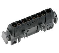 Legrand Bornier de répartition isolé 004852 – phase – Connexion 8×16 mm² – À clipser sur rail DIN