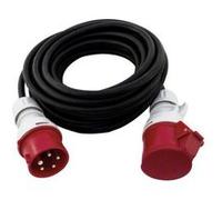 REV 006310 multiprise 10 m 1 sortie(s) CA Noir, Rouge, Blanc