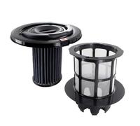 00708278 708278 Filtre de rechange pour aspirateur Bosch Relaxx'x Ultimate Zoo Pro Animal Series 12017969/12027830, filtre HEPA cylindrique lavable avec couvercle de filtre