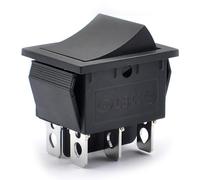 00801-1775 Interrupteur à bascule DPDT 6 broches Convient pour les roues électriques Fisher-Price pour enfants, voitures, camions, VTT, Jeep, etc. - 16 A 250 V - Interrupteur avant et arrière