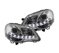 00912 - PHARES AVANTS FEUX LED DEVIL EYES COMPATIBLE AVEC VOLKSWAGEN VW POLO IV 9N3 2005-2009