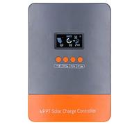 01 02 015 Contrôleur de Charge Solaire MPPT, 60A DC 12V/24V/36V/48V Régulateur de Panneau Solaire Dispositif de Décharge de Charge de Panneau Photovoltaïque avec écran LCD