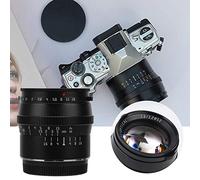01 02 015 Objectif de l'appareil Photo, Objectif à Grande Ouverture F1.2 Ouverture largement Applicable pour GM10 pour GX8 pour Appareil Photo sans Miroir GH5