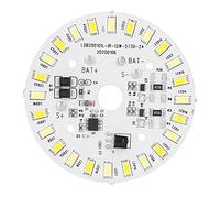 01 02 015 Panneau de Panneau de LED, Panneau de Puce de lumière de 12W 24LED 3.2V/3.7V pour la Maison pour Le Jardin