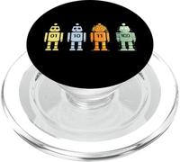 01 10 11 100 Robot Graphic PopSockets PopGrip pour MagSafe