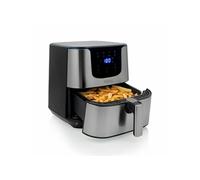 01.182060.01.001 Friteuse à air chaud 1700 W revêtement anti-adhésif, fonction minuteur, protection contre la surchauffe, avec écran noir,argent