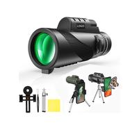(01 noir-standard) Télescope portable 50x60 militaire HD professionnel monoculaire zoom jumelles nuit