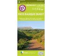 01 pays basque ouest - labourd basse-navarre - littoral - pn aiako - Collectif - Rando Eds - broché - Atlas / carte