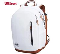 01.- Sac À Dos Pour Raquettes De Tennis En Argile Roland Garros,Open French Tour,Commémoratif,Max Pour 2 Raquettes Avec Compartiment -Blanc