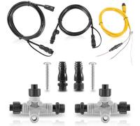 010-11442-00 Kit de démarrage pour NMEA 2000 pour Garmin ECHOMAP Chirp, ECHOMAP Plus, pour câble d'alimentation NMEA 2000, câble dorsal, câble de descente avec connecteur en T et terminateur mâle