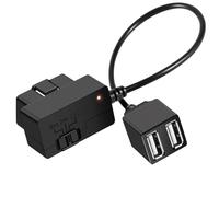 010-12530-23 Câble d'alimentation constant pour véhicule compatible avec Garmin Dash Cam 46, 47, 56, 57, 66W, 67W, Live, Mini, Mini 2 et Tandem, compatible avec le port OBD-II du véhicule
