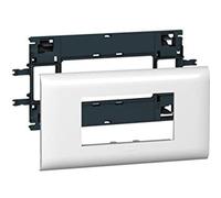 010994 Dlp Monobloc Mosaic Support Pour Goulotte Avec Couvercle, 85mm, 4 Modules - Legrand