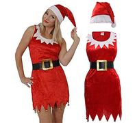 0113PFR0ENA I Love Fancy Dress Ilfd4558 m Sexy Miss Santa Dress (Medium)