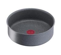 Lagostina Ingenio Mineralis Green Casserole Ø 24 cm, en Aluminium 100% recyclé, pour gaz, Four et Induction avec indicateur de Cuisson, utilisable avec poignée Amovible