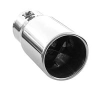 0131 Universel Embout D'echappement Acier Inoxydable jusqu'a 58mm Chrome