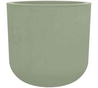 [013722 V.AM CX2] EDA Bac à plantes BASALT UP, rond, 485 mm, vert amande