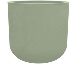 [013722 V.AM CX2] EDA Bac à plantes BASALT UP, rond, 485 mm, vert amande