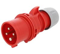 014-6 Connecteur: alimentation AC triphasées prise mâle mâle 16A PCE