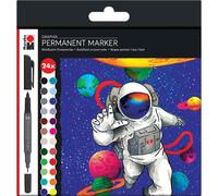 [0147000000102] Marabu Marqueur permanent Graphix "HERO OF GALAXY", étui 24