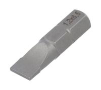 01626 Embout plat 6,5 x 1,2 mm L. environ : 25 mm Fixation : 1/4" (C6,3 mm) WIHA