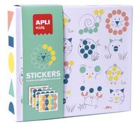 [018361] Apli Boîte Jeu de gommettes Animaux