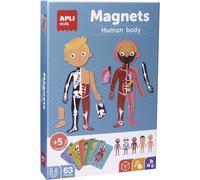 [018531] Apli Boite Jeu Magnétique Le corps Humain 63 pièces