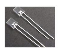 02-60 100 PCS/LOT 2X3X4 carré LED diode électroluminescente bleue transparente AMNzOgOdL