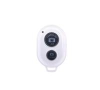 (02 Blanc) Télécommande sans fil compatible Bluetooth Retardateur Bouton de déclenchement de la perche