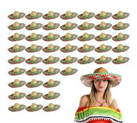 0207VP8WAJU Mexicain Sombrero de Tournesol Deluxe Costume de Chapeau de Paille par ILoveFancyDress® Disponible en Multiple de?: X1 - X6 - X12 - X24-48 - X100
