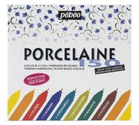 [021010] Pébéo Boîte de 9 Marqueurs P150 Porcelaine pointe fine assortis