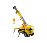 Lena Véhicule miniature SM02176 – Camion bras télescopique Jaune/Noir