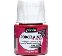 [024-006] Pébéo Flacon 45 ml Peinture P150 Porcelaine Coloris Ecarlate