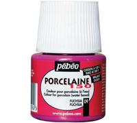 [024-009] Pébéo Flacon 45 ml Peinture P150 porcelaine Coloris FUCHSIA
