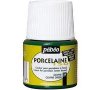[024-027] Pébéo Flacon 45 ml Peinture P150 porcelaine Coloris Olivine