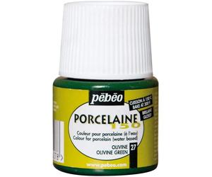 [024-027] Pébéo Flacon 45 ml Peinture P150 porcelaine Coloris Olivine