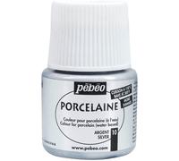 [024110] Pébéo Flacon 45 ml Peinture P150 porcelaine Coloris Argent moiré